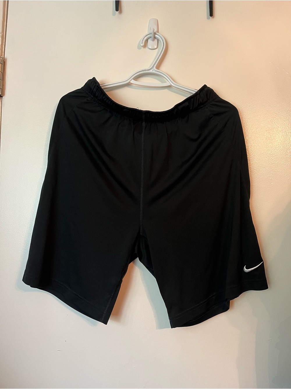 Nike Black Dri-FIT Training Shorts with Swoosh